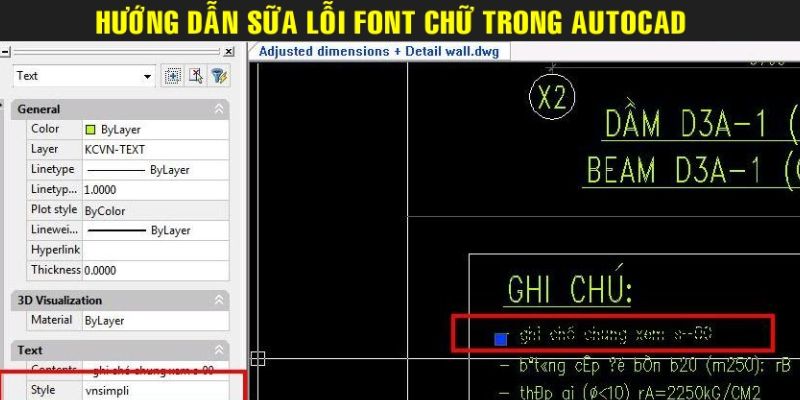 Hướng dẫn cách chỉnh sửa phông chữ trong CAD nhanh chóng