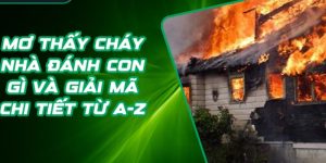 Mơ cháy nhà đánh con gì